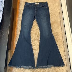 Never worn super denim flare FP